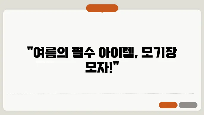 모기장 모자