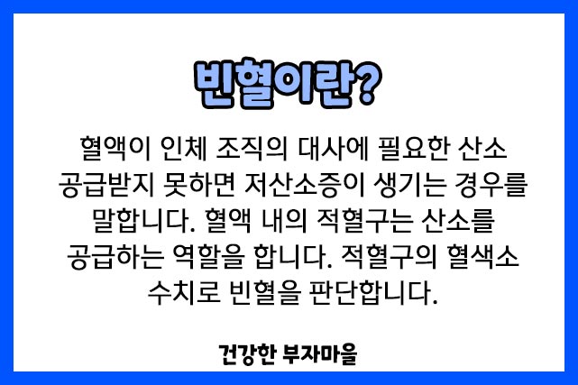 빈혈이란