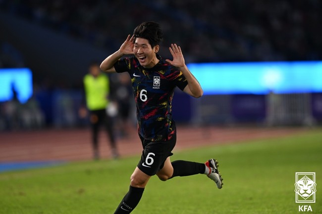 홍현석 선수 세레머니