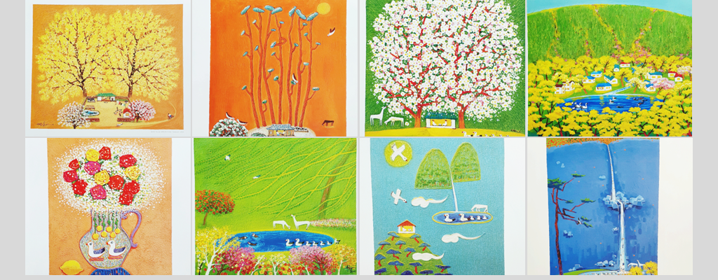 2022년 KB국민은행 달력 배부: 채수철 화가