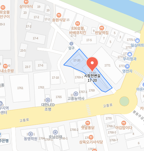  미정상회 21호 주차장 안내