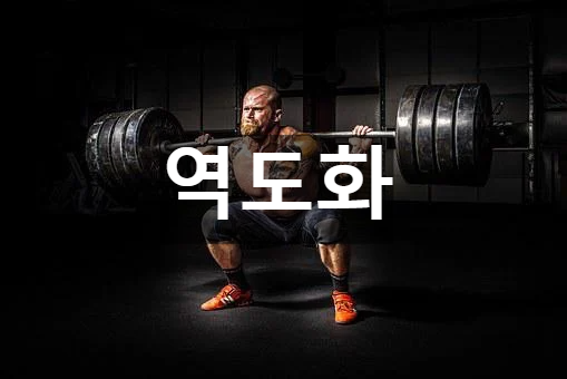 역도하는 사람 사진