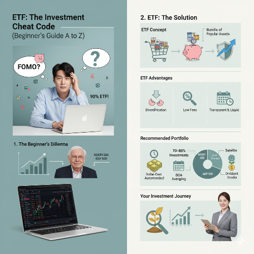 '삼성전자' 살까 '테슬라' 살까 고민될 때, '이것' 하나면 끝! 주린이를 위한 ETF 투자 교과서