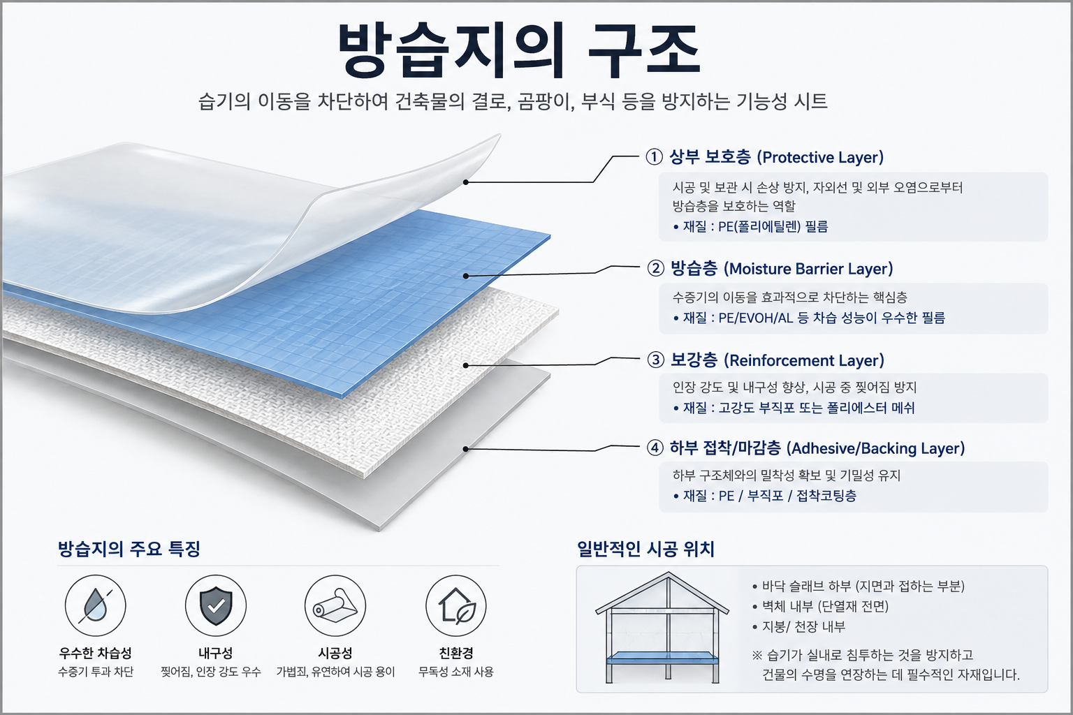 방습지의 구조