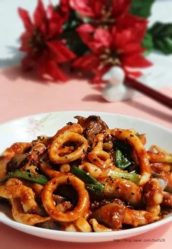 오징어 야채볶음 양념장 만드는법 황금레시피_2