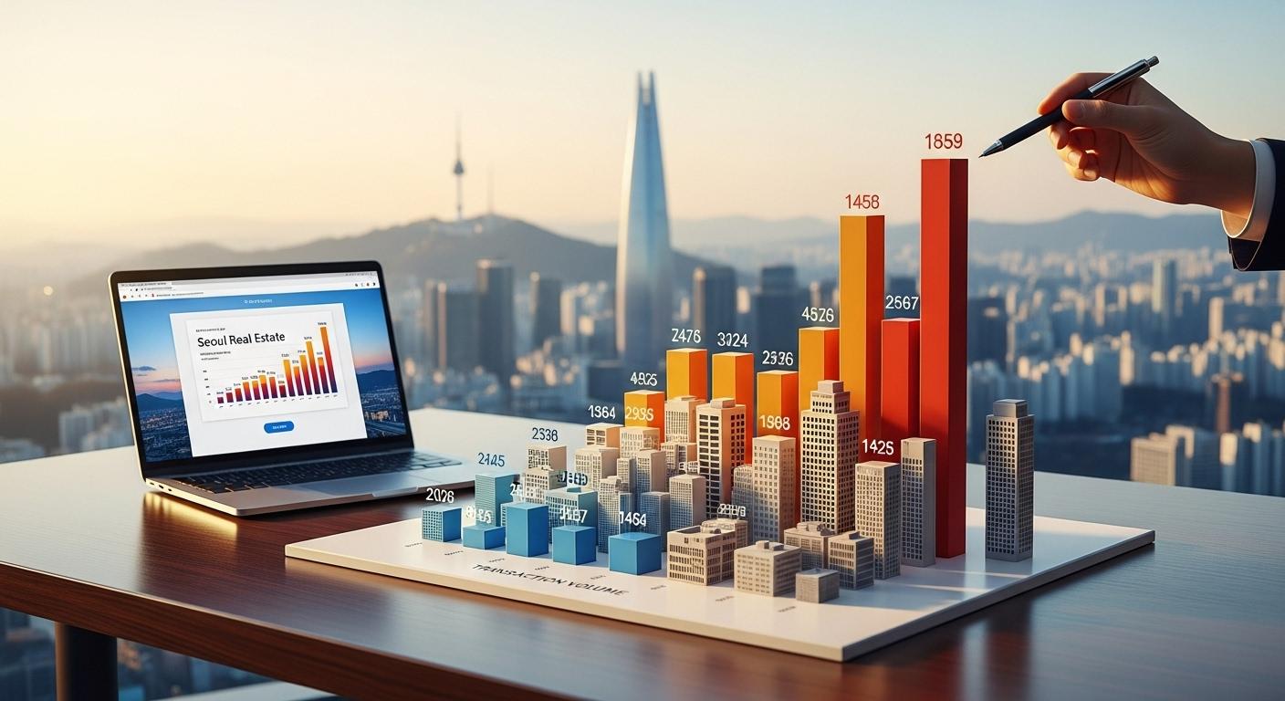 서울 부동산 거래량 조회