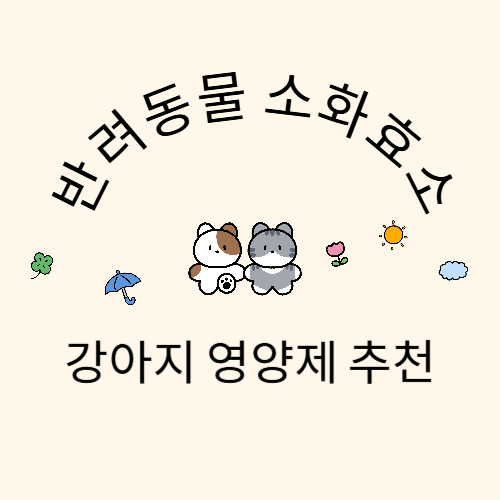 강아지 소화장애