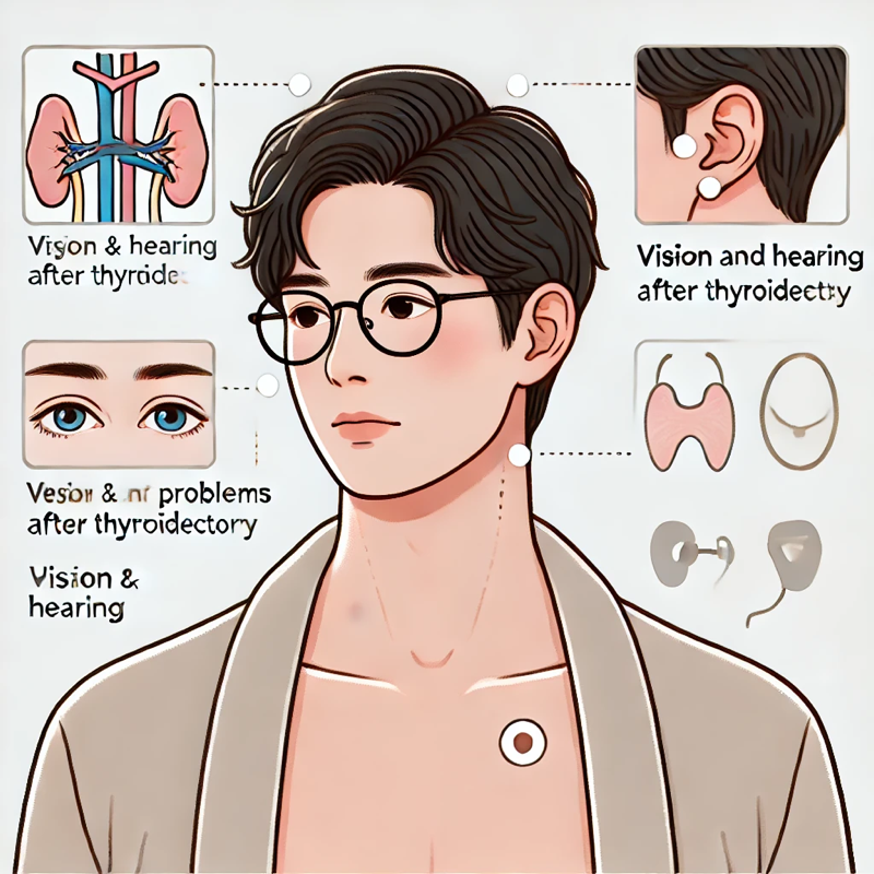 (호르몬불균형 시력과 청력 도 관리)