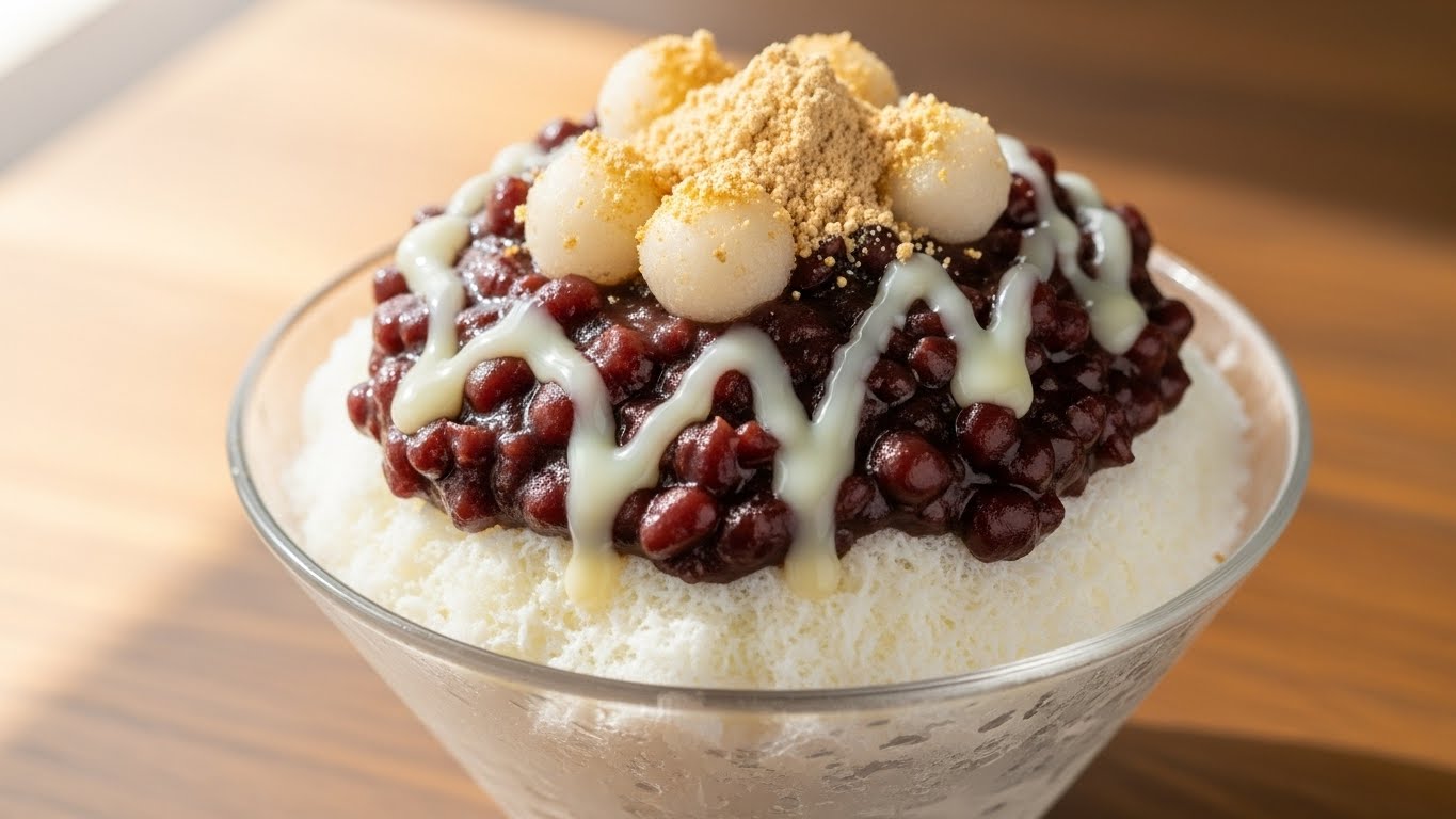 여름 간식 팥빙수, 팥앙금 활용