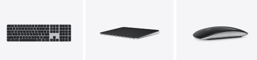 Pencil, Magic Keyboard, Magic Mouse ,macOS