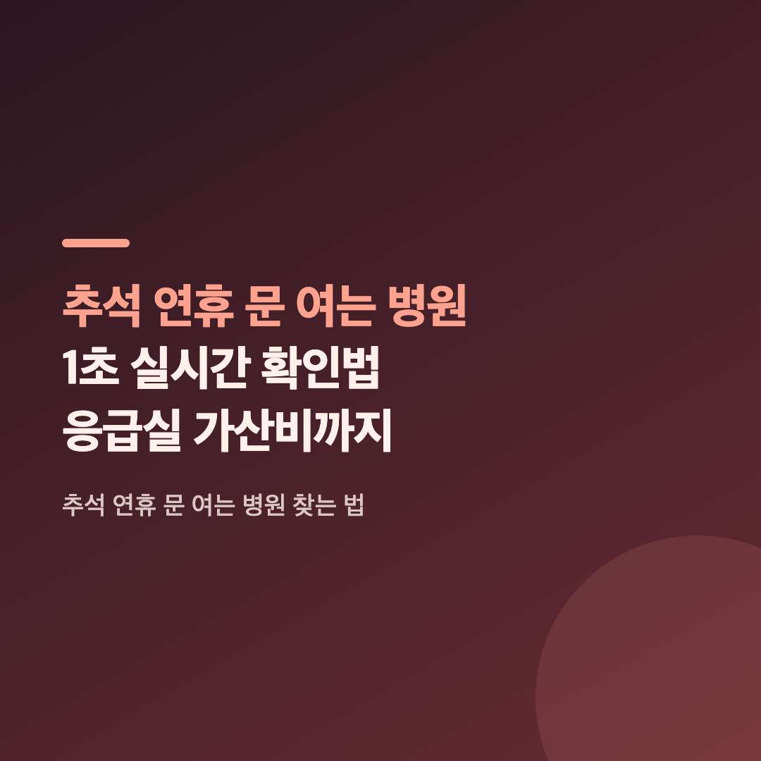 추석 연휴 문 여는 병원 찾는 법을 안내하는 응급의료포털 E-Gen 검색 화면