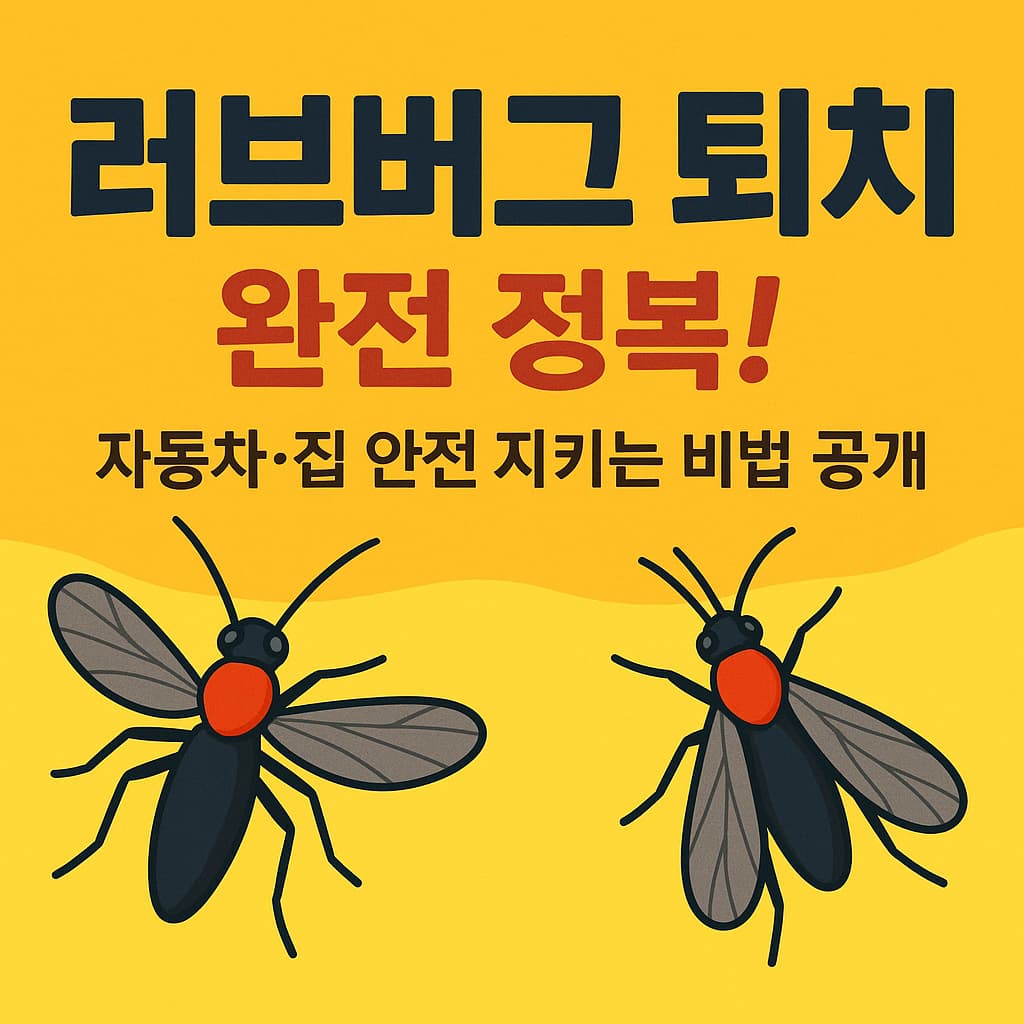 러브버그 퇴치 완전정복