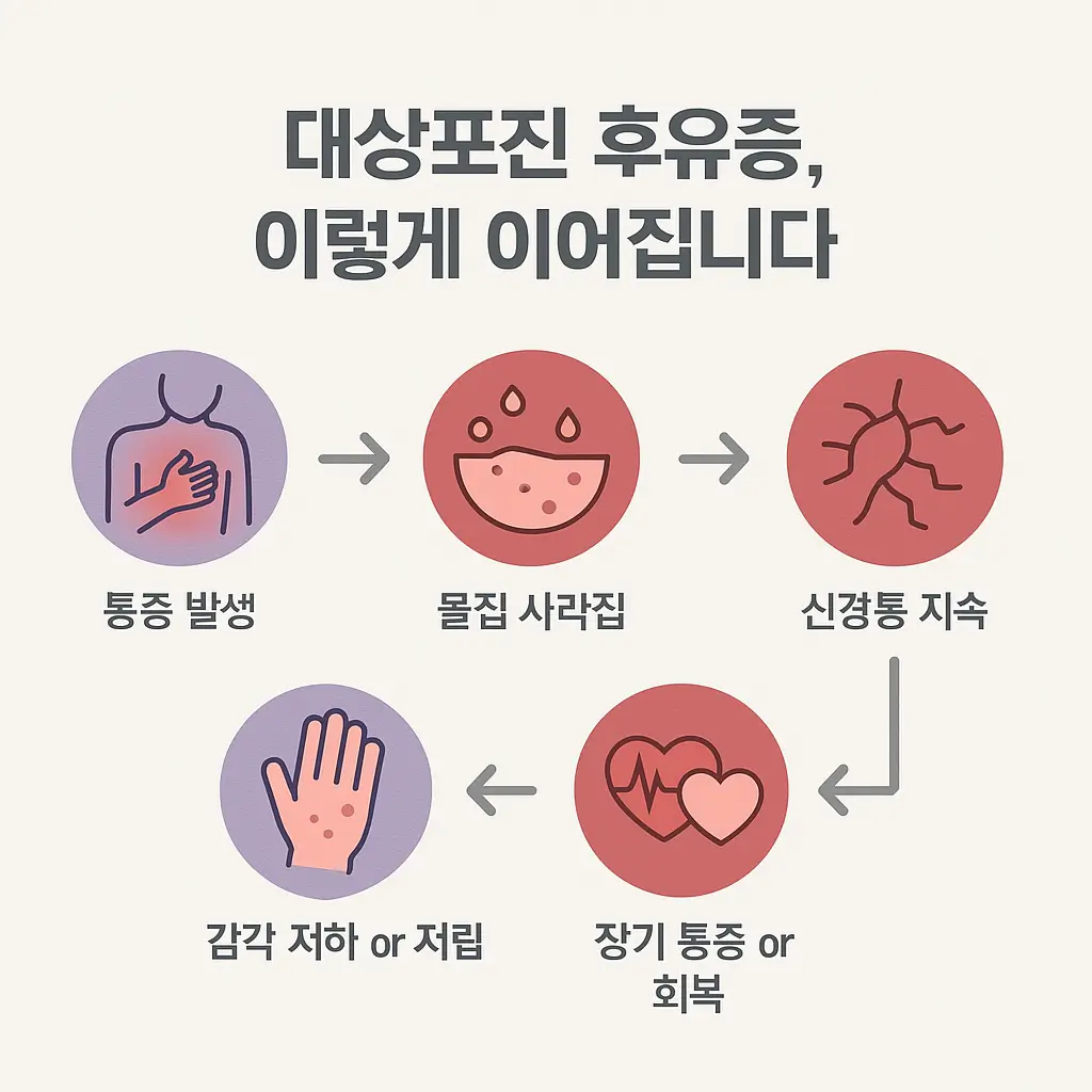 대상포진 후유증, 이렇게 이어집니다
