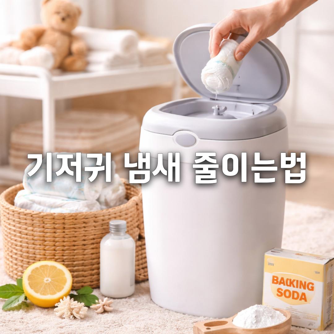 기저귀 냄새 왜 이렇게 심할까 냄새 줄이는 방법🚽