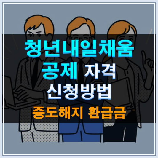 썸네일-청년내일채움공제 자격 신청방법 중도해지환급금