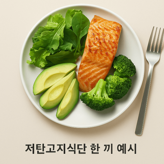 저탄고지식단예시