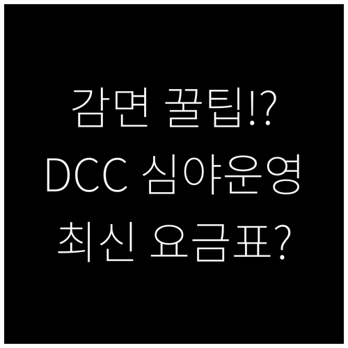 대전컨벤션센터 DCC 주차 요금표 심..