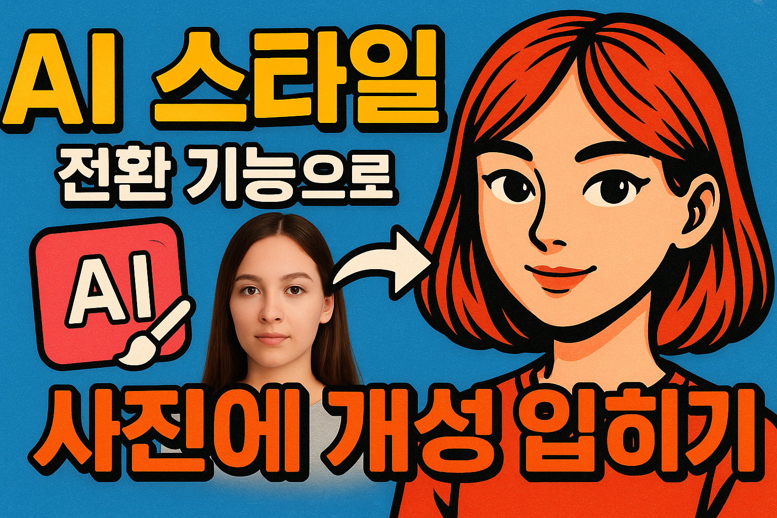 AI 스타일 전환 기능으로 사진에 개성 입히기