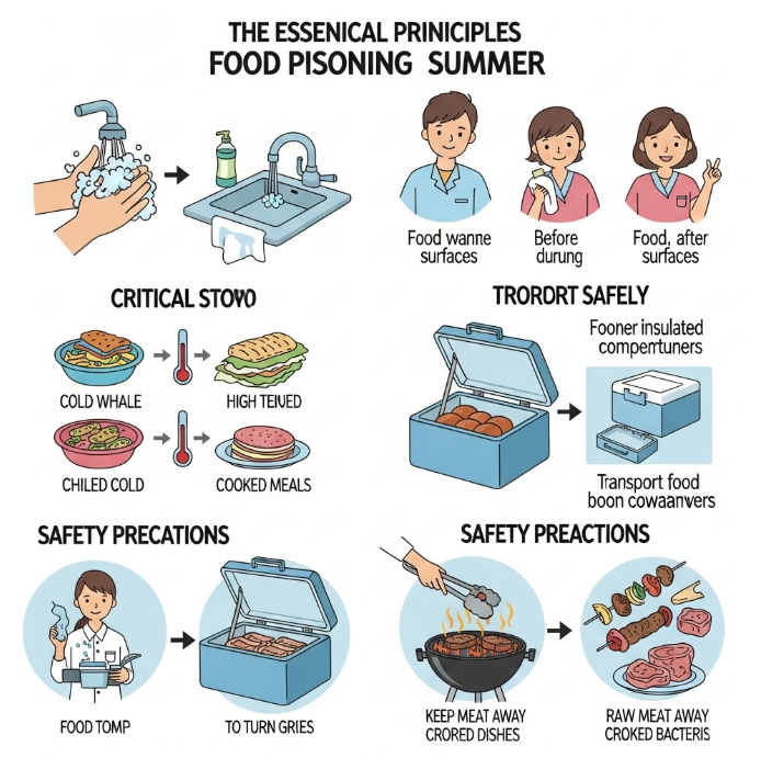 무더위와 함께 찾아온 식중독 경고등: 서초구 김밥집 사건, 당신도 예외는 아니다!