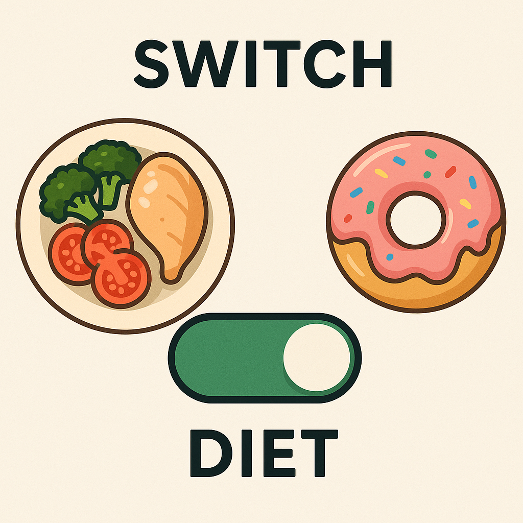 스위치 다이어트 관련된 사진