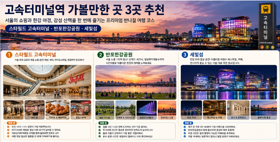 고속터미널역 가볼만한 곳