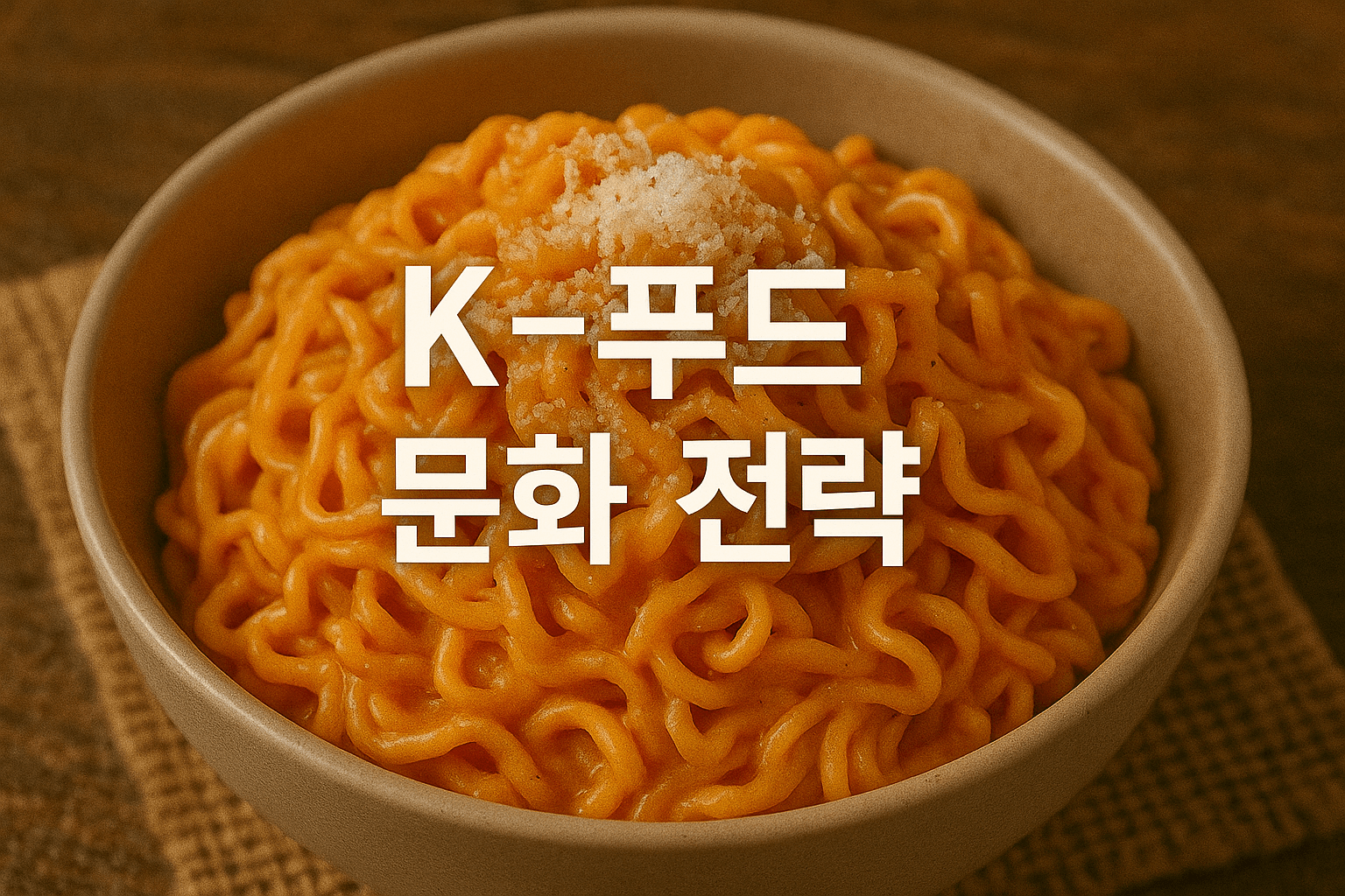 K-푸드 문화 전략