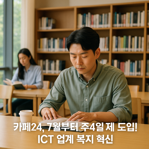 카페24, 7월부터 주4일제 도입! ICT 업계에 복지 혁신의 물결