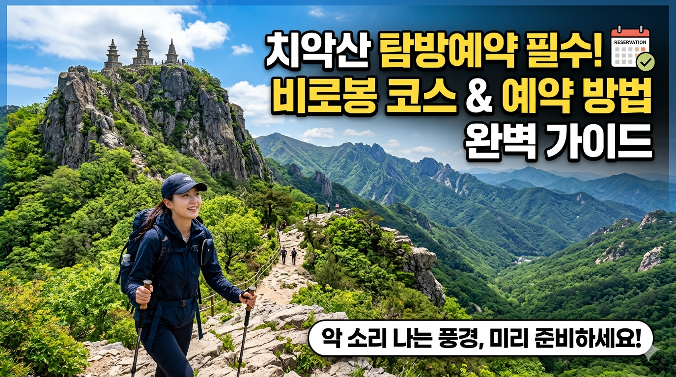 치악산 국립공원 탐방예약제 완벽 가이드: 예약 방법부터 추천 코스까지