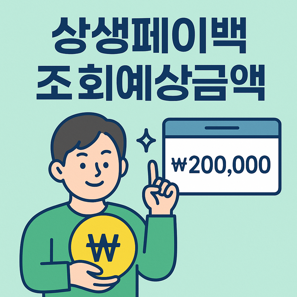 상생페이백 조회예상금액