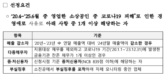 선정요건