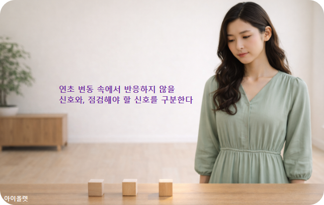 연초 변동 속에서 반응하지 않을 신호와, 점검해야 할 신호를 구분한다