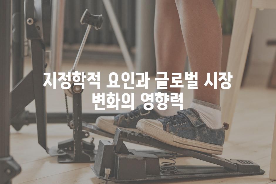 지정학적 요인과 글로벌 시장 변화의 영향력