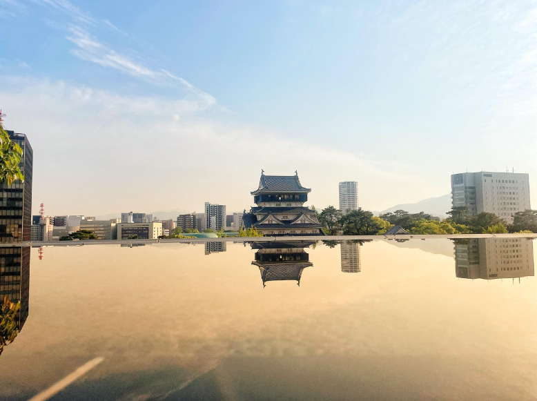 일본 기타큐슈 도시 풍경 사진