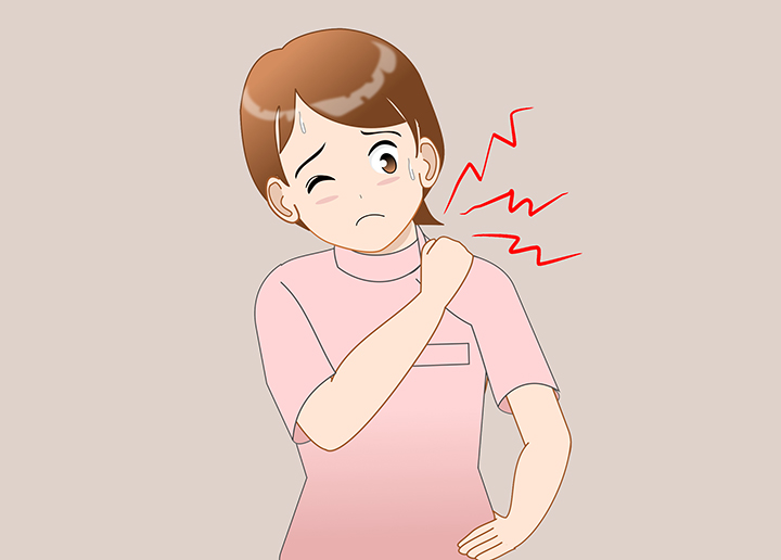어깨-통증이-심한-여성