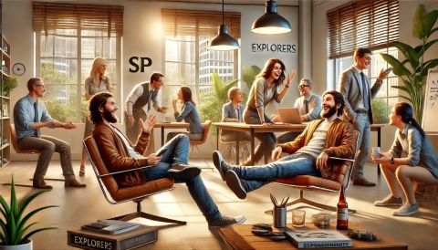 탐험형 (SP) – 즉흥적인 해결과 가벼운 분위기