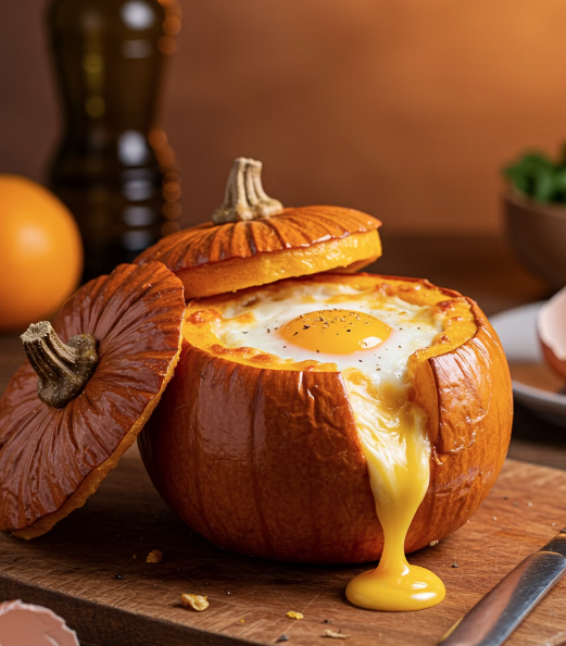 단호박 요리 : 단호박 에그슬럿