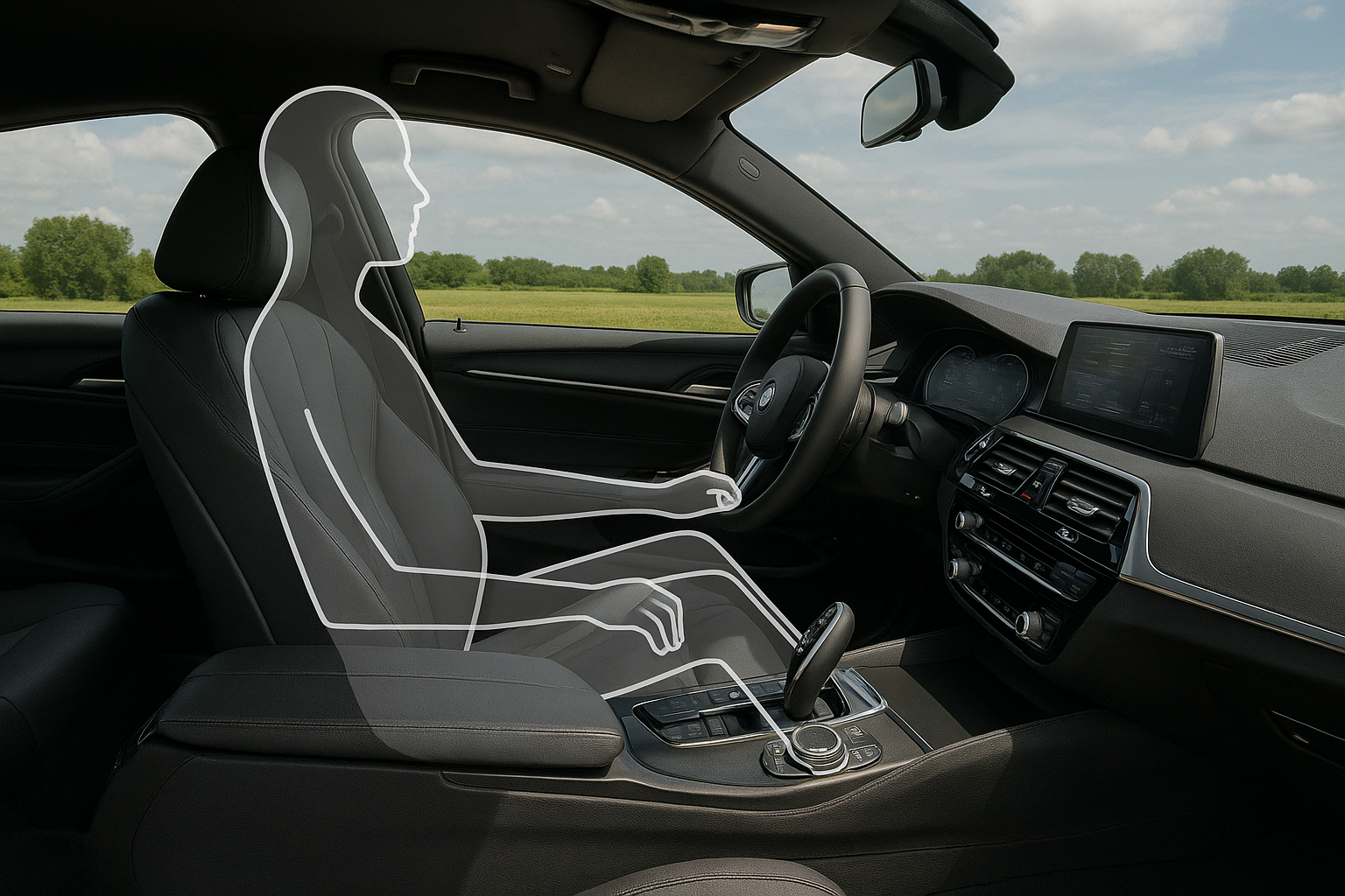 운전석 인체공학적 설계