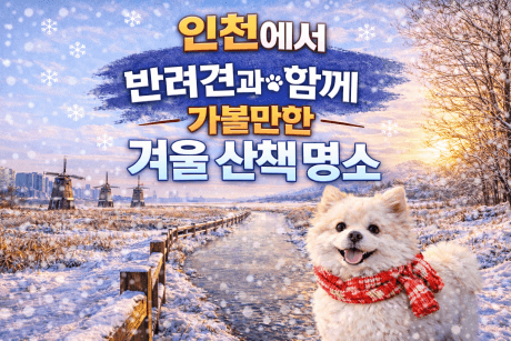 인천 남동구 반려견 겨울 나들이 명소, 강아지와 함께 걷기 좋은 산책 코스