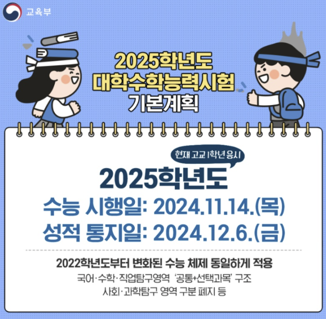 2025학년도 수능
