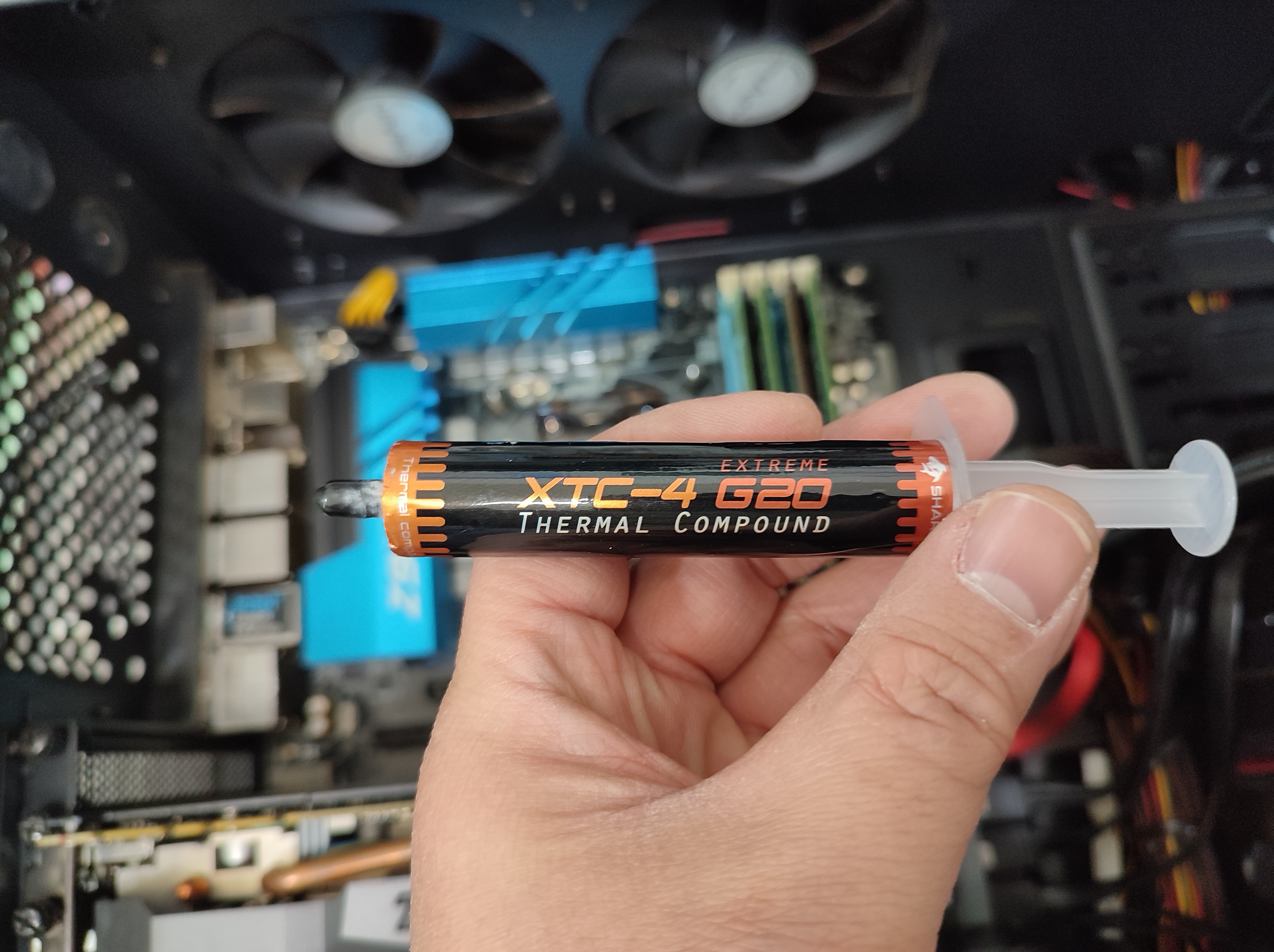 XTC-4 서멀구리스 재도포 후