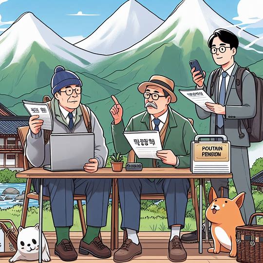 산지연금 수령액 지급 방법