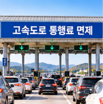 추석 고속도로 통행료 면제