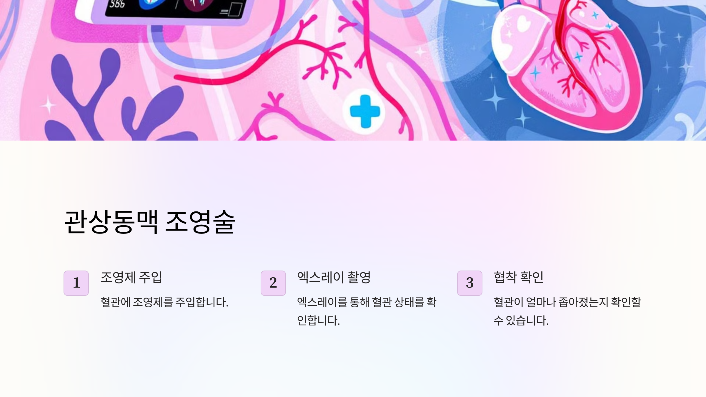 협심증과 관련된 사진입니다.