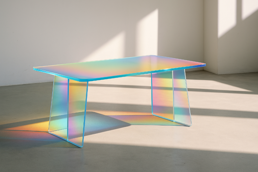 shimmer table의 모습을 담은 이미지