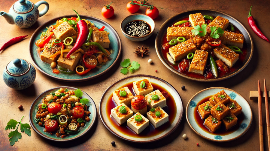 건강식 두부요리 사진