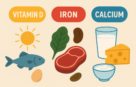 성장기에 필요한 영양소