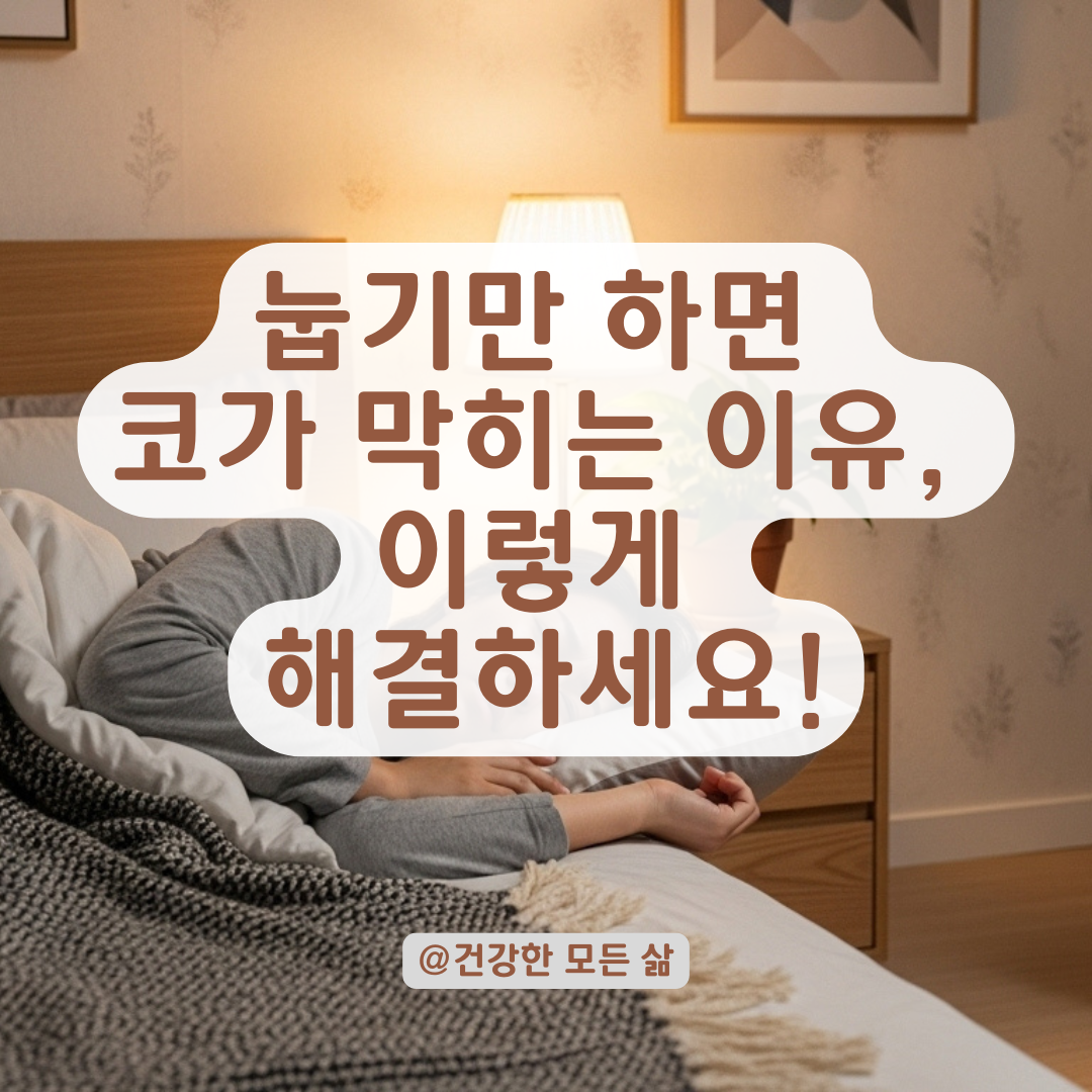 서있을 땐 괜찮은데 눕기만 하면 코가 막힌다면? 비강 건강 점검 가이드와 해결법.