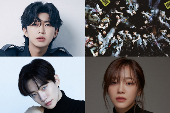 가수 임영웅과 사쿠라자카46, 배우 이준호와 김세정이 '2023 AAA' 인기상 수상자로 선정됐다. [사진=물고기 뮤직, &copy;Sony Music Labels Inc., JYP엔터테인먼트, 젤리피쉬엔터테인먼트]