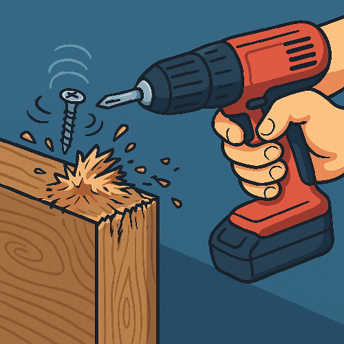 임팩트 드릴 과신으로 ‘나사 헛돌림’ 발생