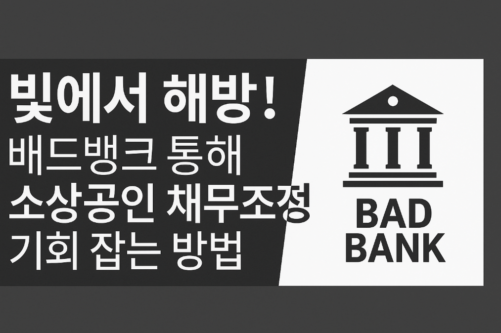 배드뱅크 통해 소상공인 채무조정 기회 잡는 방법